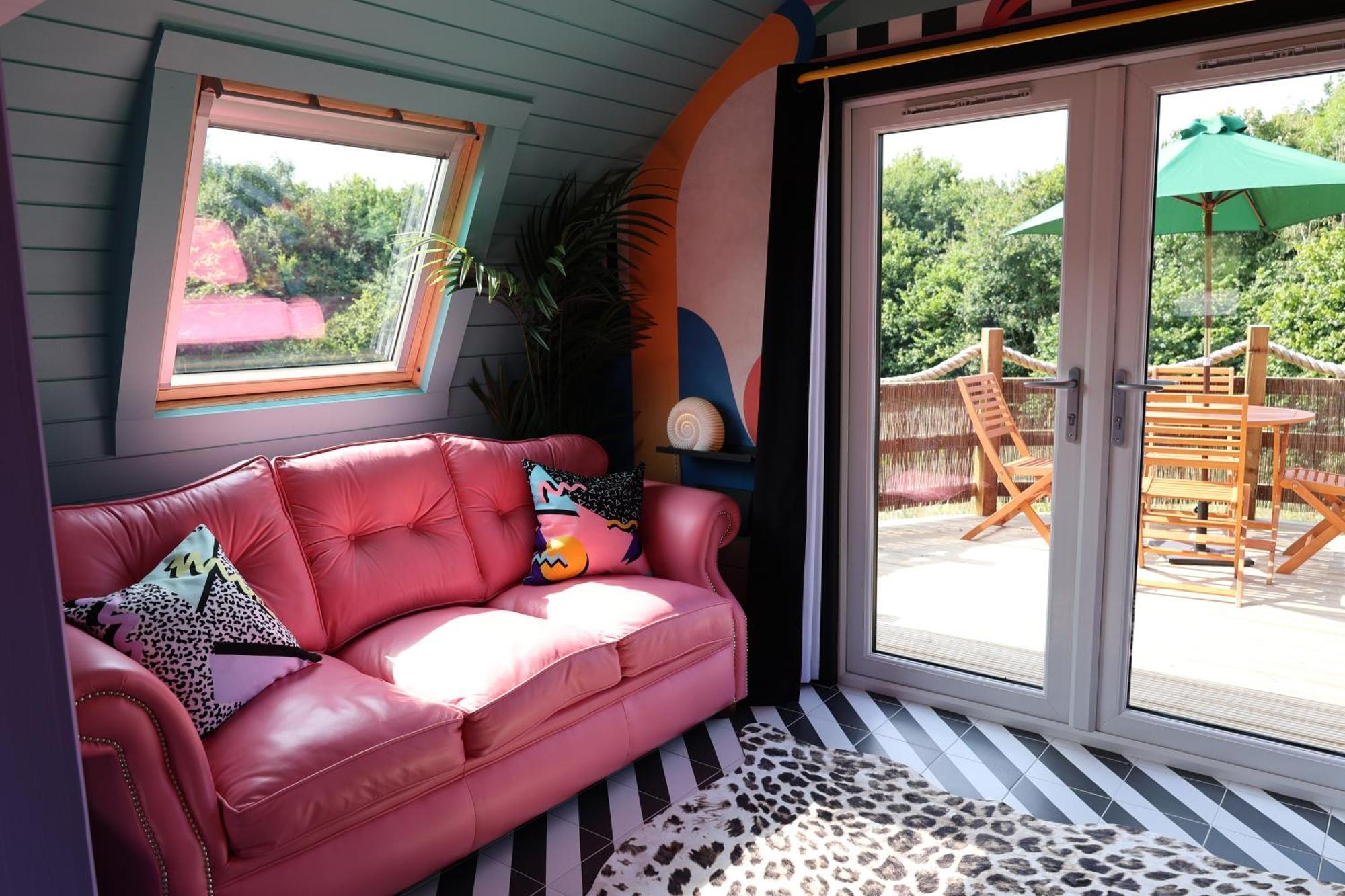 Apartament Ammonite Glamping Pod & Hot Tub Hungerton Zewnętrze zdjęcie