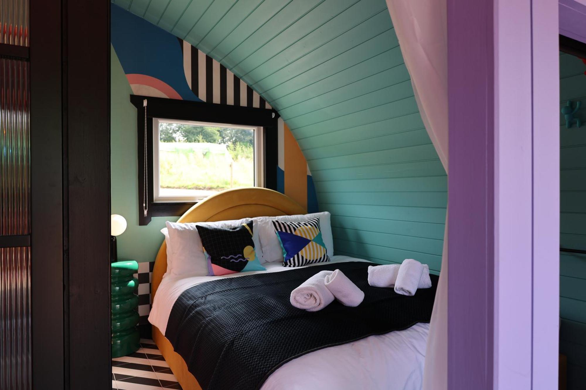 Apartament Ammonite Glamping Pod & Hot Tub Hungerton Zewnętrze zdjęcie
