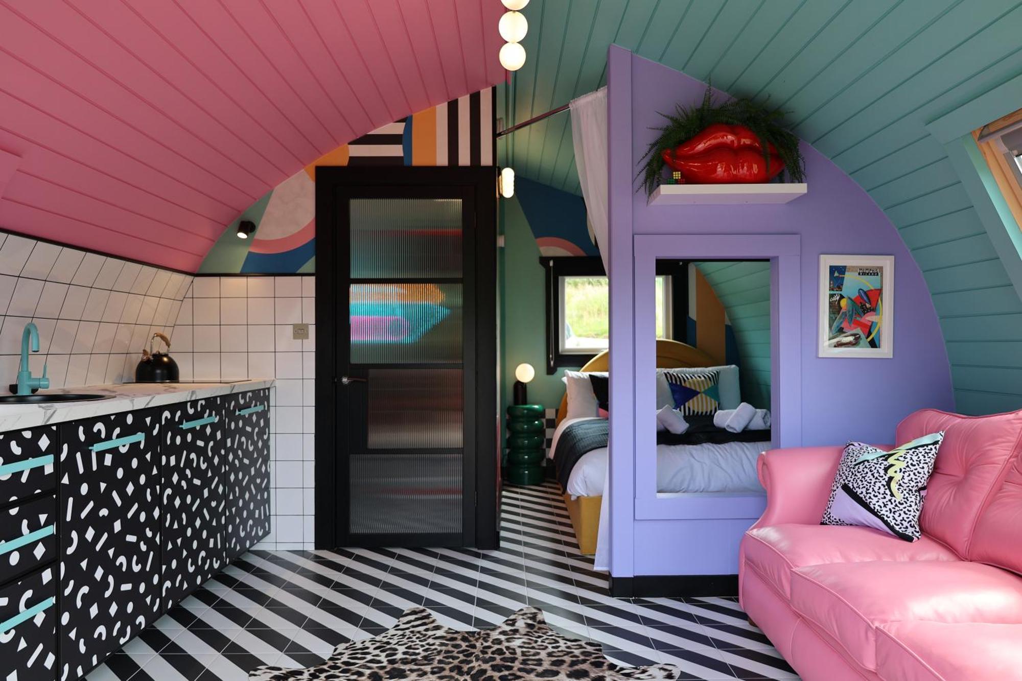 Apartament Ammonite Glamping Pod & Hot Tub Hungerton Zewnętrze zdjęcie