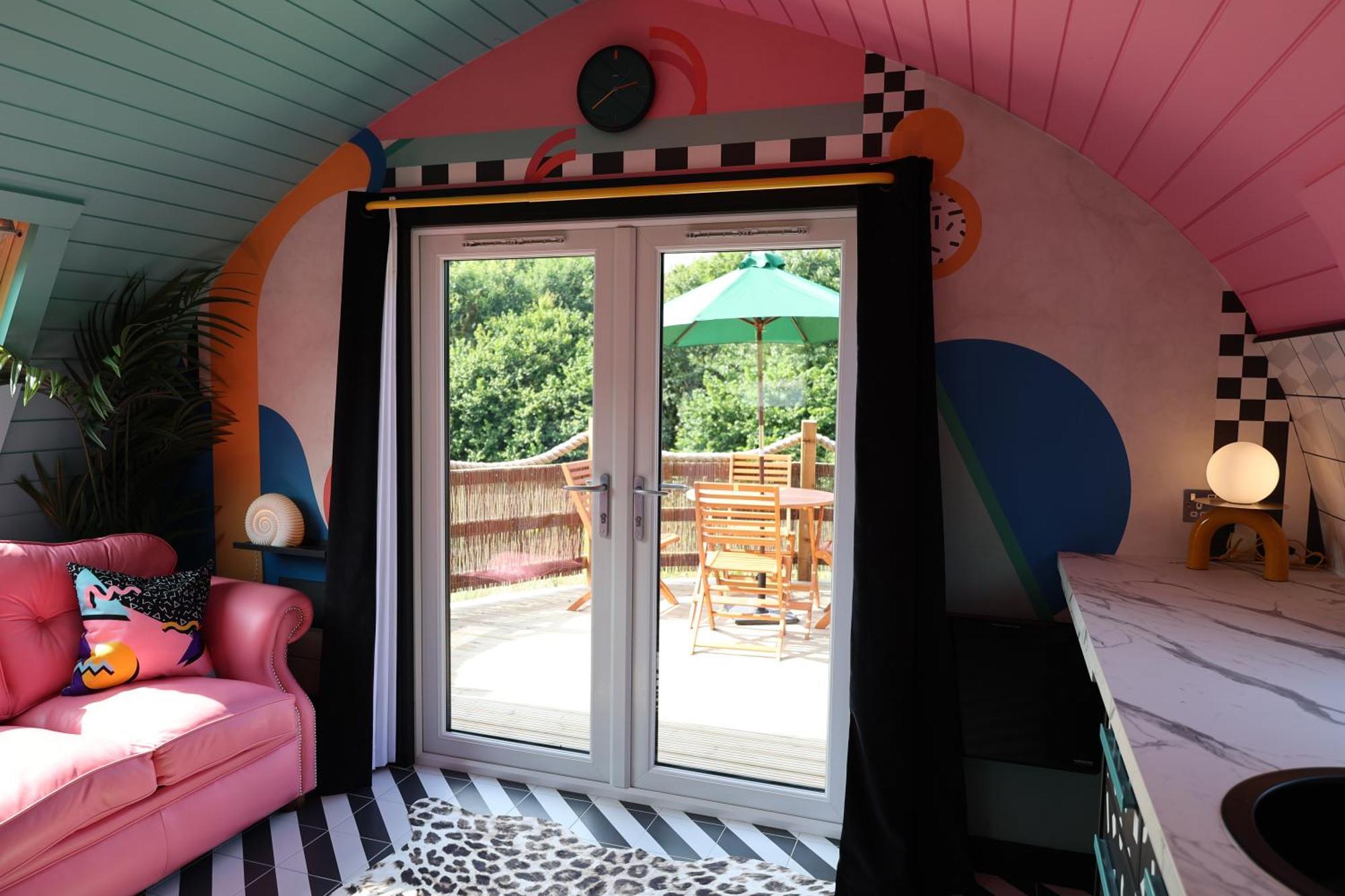 Apartament Ammonite Glamping Pod & Hot Tub Hungerton Zewnętrze zdjęcie